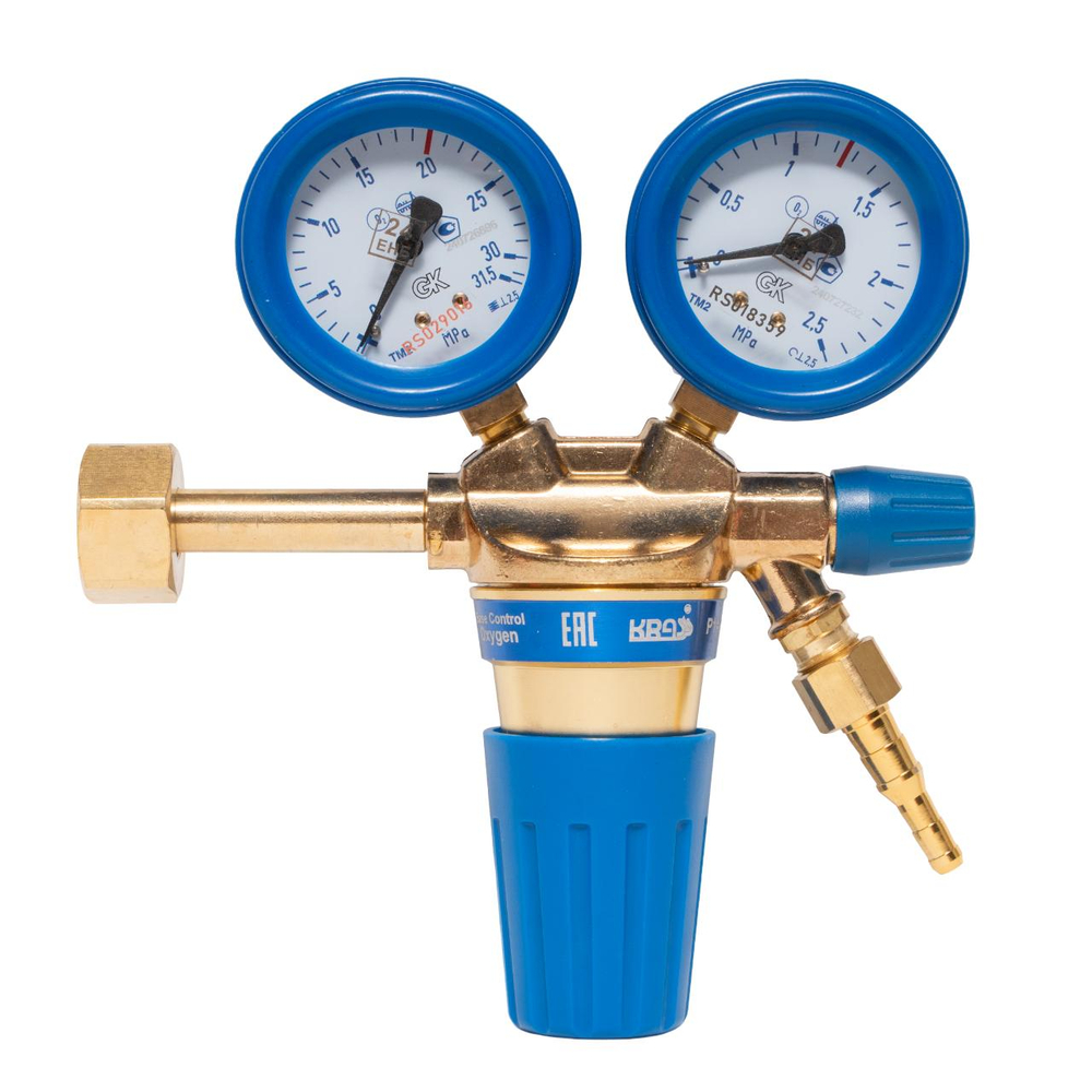 Редуктор Base Control Oxygen - 20/1,25 МПа, вх. G3/4"; вых. М16х1,5; 50 м3/ч ПОВЕРЕННЫЙ