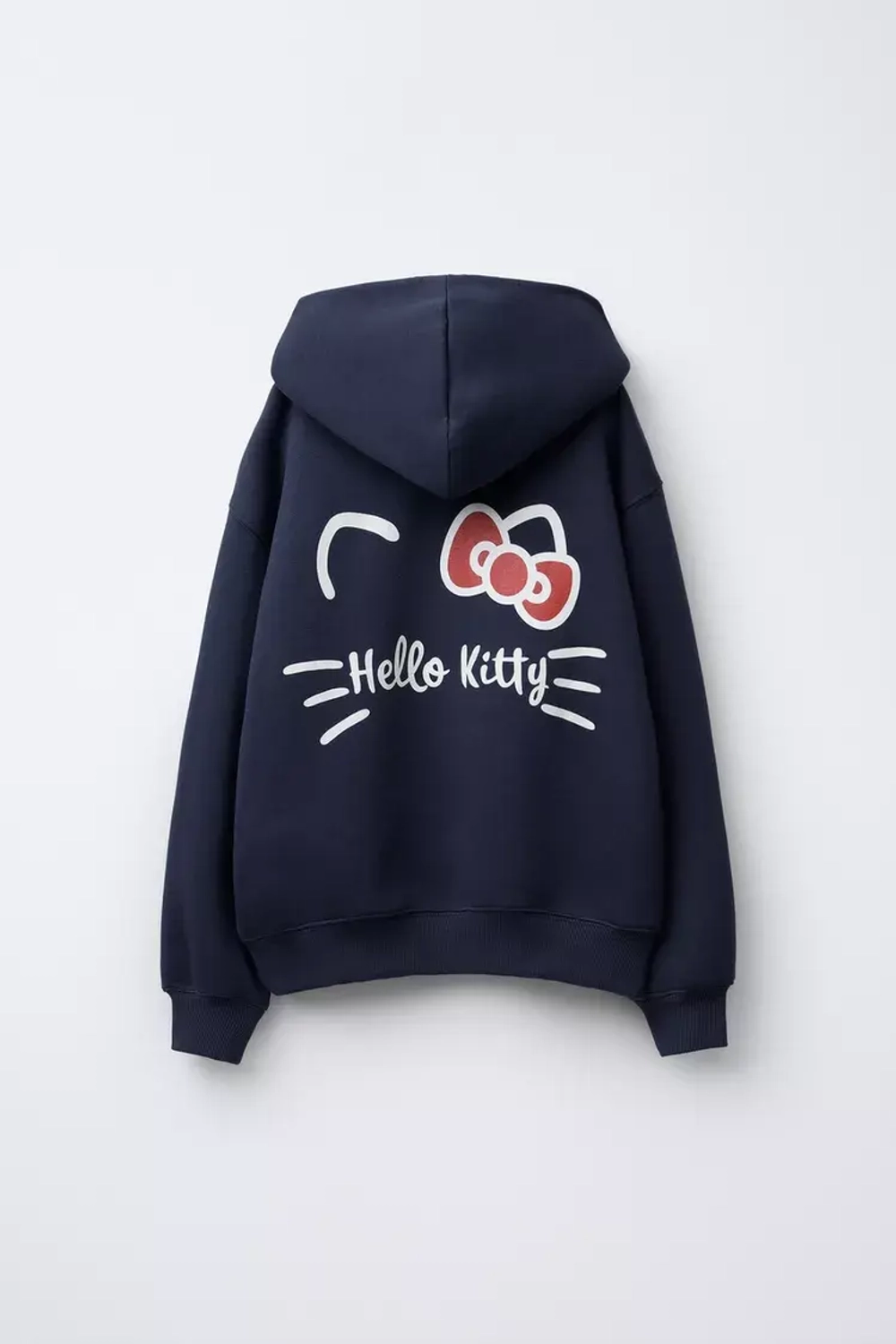 ZARA ТОЛСТОВКА HELLO KITTY © SANRIO, МОРСКОЙ СИНИЙ