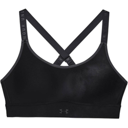 ТОП теннисный Under Armour Womens Infinity Mid Printed Bra - black