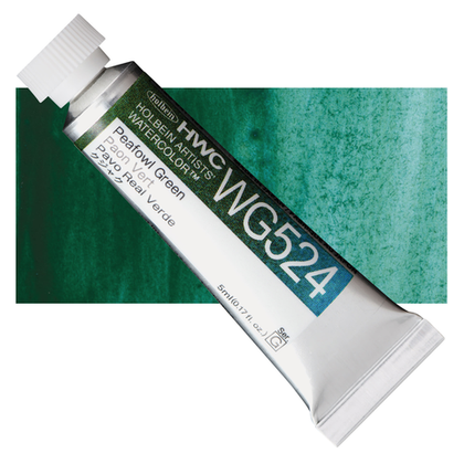 Акварель Holbein 5 мл. WG524 Peafowl Green