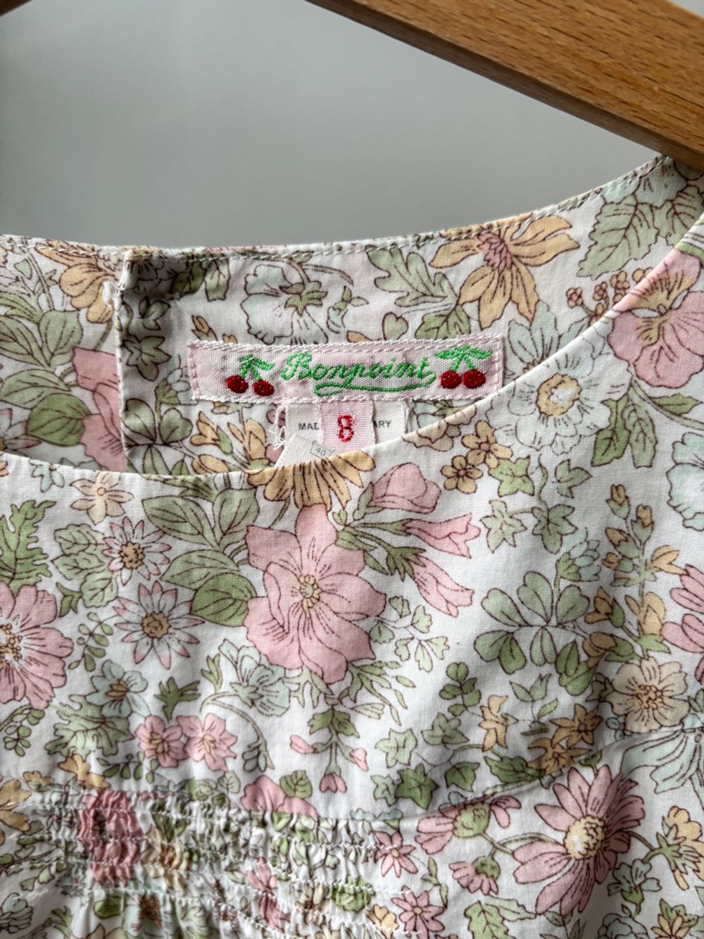 Хлопковая блузка Bonpoint, 128