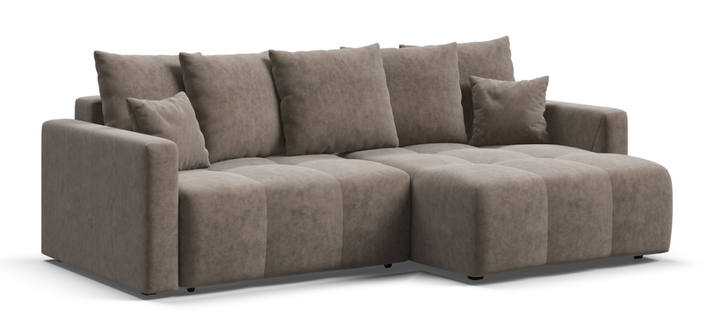 Угловой диван Босс Тренд Велюр Роял тауп