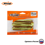Силиконовая приманка "Minoga" ACTION 4,0"(6шт) 100мм, 3,8 гр, цвет 109