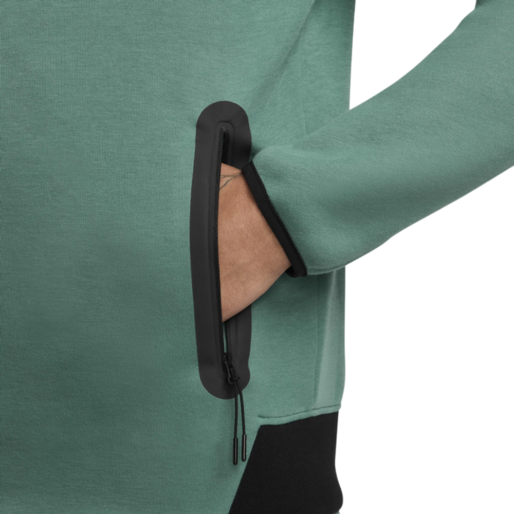 Зип Худи Nike Tech Fleece 2023 Black/Green/White