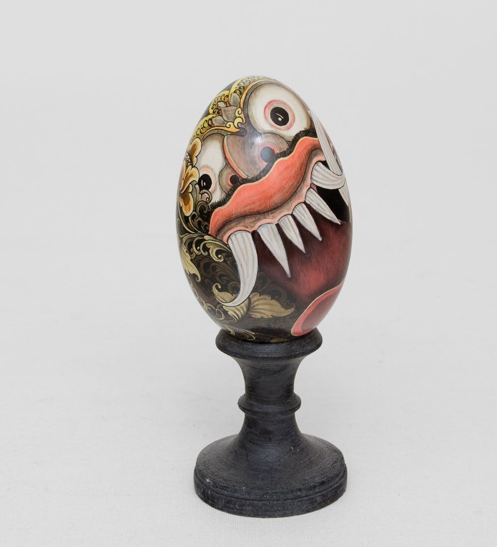 Decor and Gift 19-002 Яйцо расписное (о.Бали) M - Вариант A