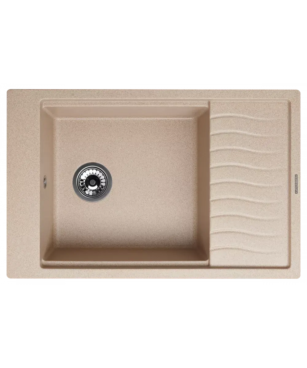 Кухонная мойка Kuppersberg MILA 1B1D BEIGE фото 
