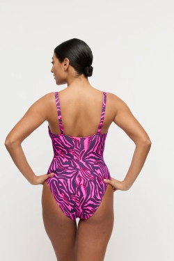 PRIMADONNA SWIM MALAB Купальник с глубоким V-образным вырезом без косточек, ярко-розовый