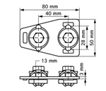 BIS RapidRail T-соединитель профиля