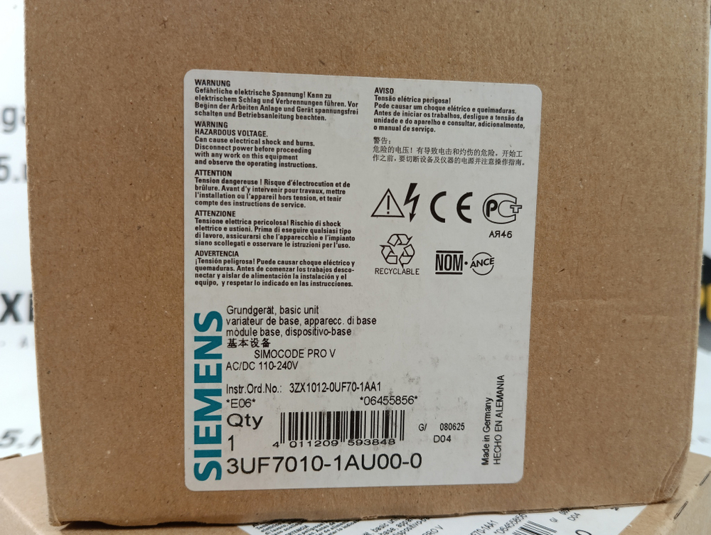 Siemens 3UF7010-1AU00-0 новое