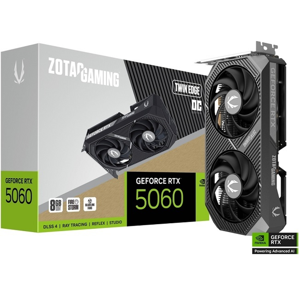 Видеокарта Zotac GeForce RTX 5060 TWIN EDGE OC 8GB (ZT-B50600H-10M)