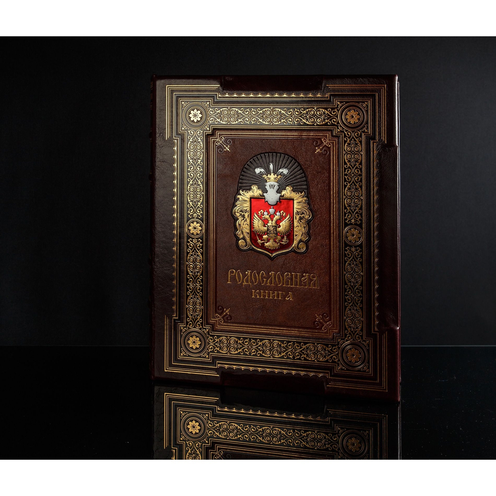 Фотоальбом родословная книга «Французский шик», кожаная обложка