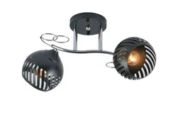 29027/2 CHROME+BLACK (4) Люстра (RL)