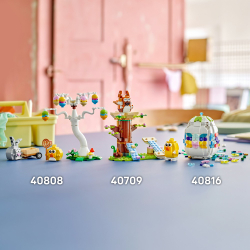 LEGO Iconic - Поиск яиц с зайцем и цыпленком 40808