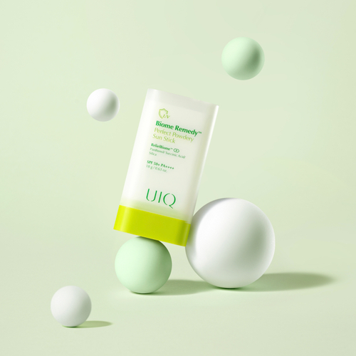 UIQ Biome Remedy Perfect Powdery Sun Stick SPF 50+ PA++++ Пудровый солнцезащитный стик, 18 г
