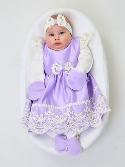 платье для новорожденной на выписку