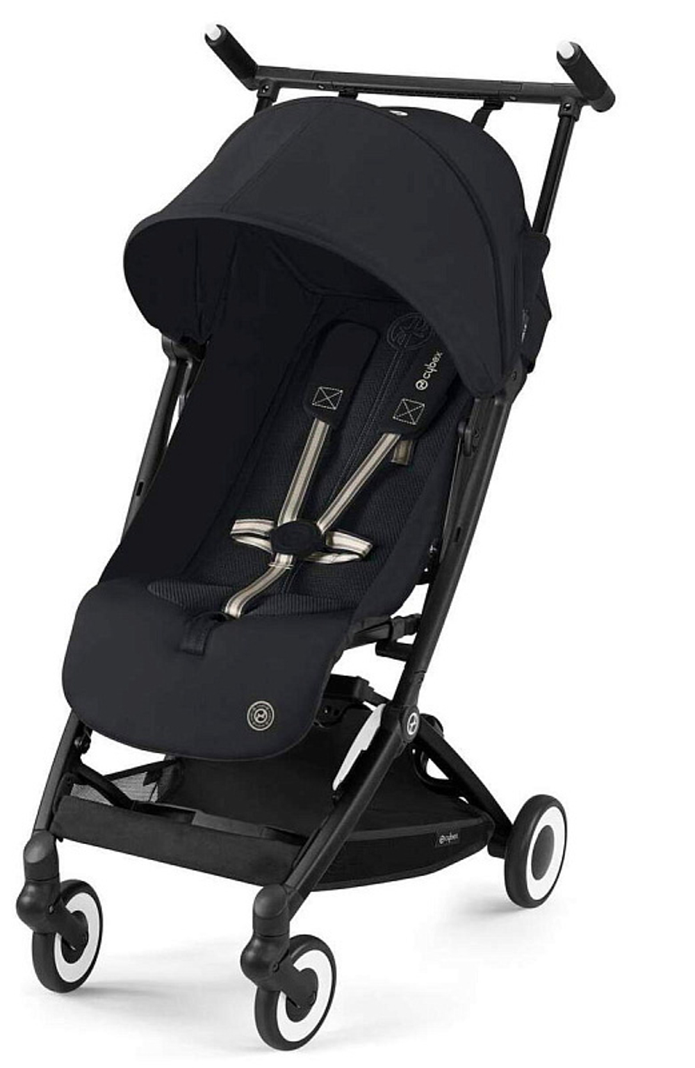 Прогулочная коляска Cybex Libelle BLK Magic Black с дождевиком и бампером