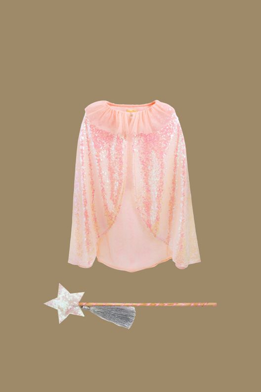 Костюм Плащ и волшебная палочка в радужных пайетках / Meri Meri