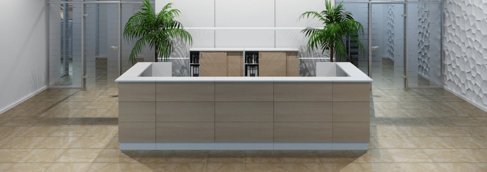 Ресепшен панель завершающая СТИЛ (STEEL)