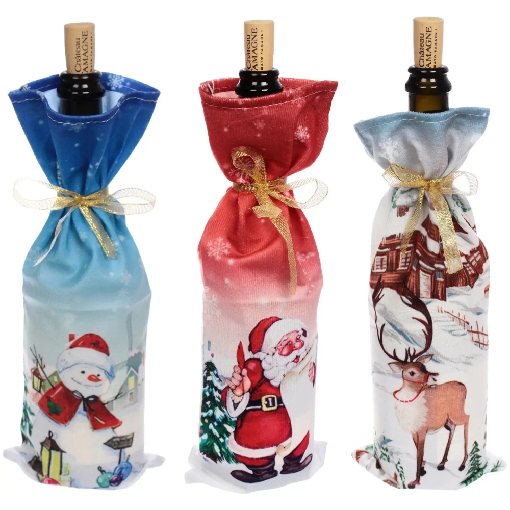 Украшение на бутылку «Волшебная зима» 13*35 см