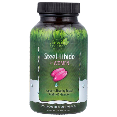 Irwin Naturals, Steel-Libido® для женщин, 75 желатиновых капсул