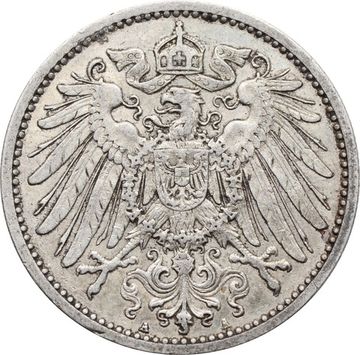 1 марка 1910 Германская Империя "A"