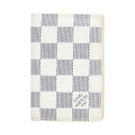 LOUIS VUITTON Brand Logo Coated Canvas Passport Holder Unisex White
