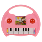 Пианино на бат. 22,5см, розовый, пакет 856-1