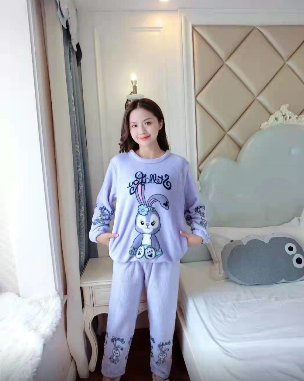 К/ж штаны+футболка д/р 80.8 (велсофт)