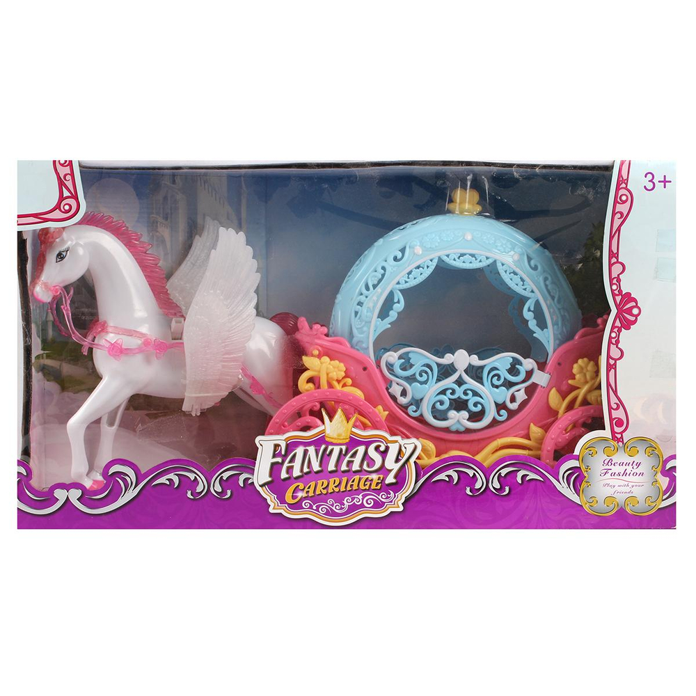 Набор Лошадь с каретой коробка 349B