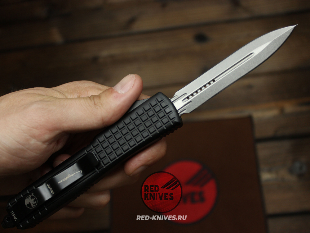 Нож Microtech Ultratech Delta Frag D/E - клинок кинж., стоунвош + запчасти МТ7