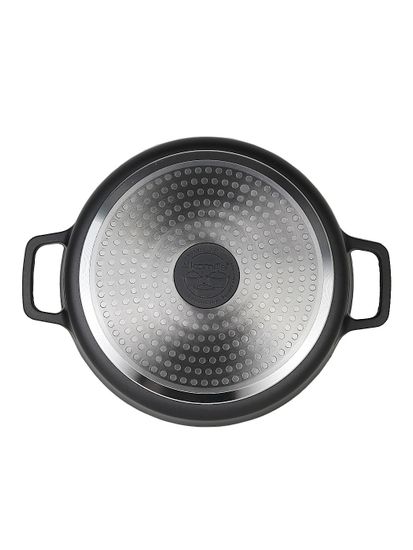 Кастрюля низкая 4 л. Kamille KM 4463 серия DUBLIN из литого алюминия с антипригарным покрытием с крышкой