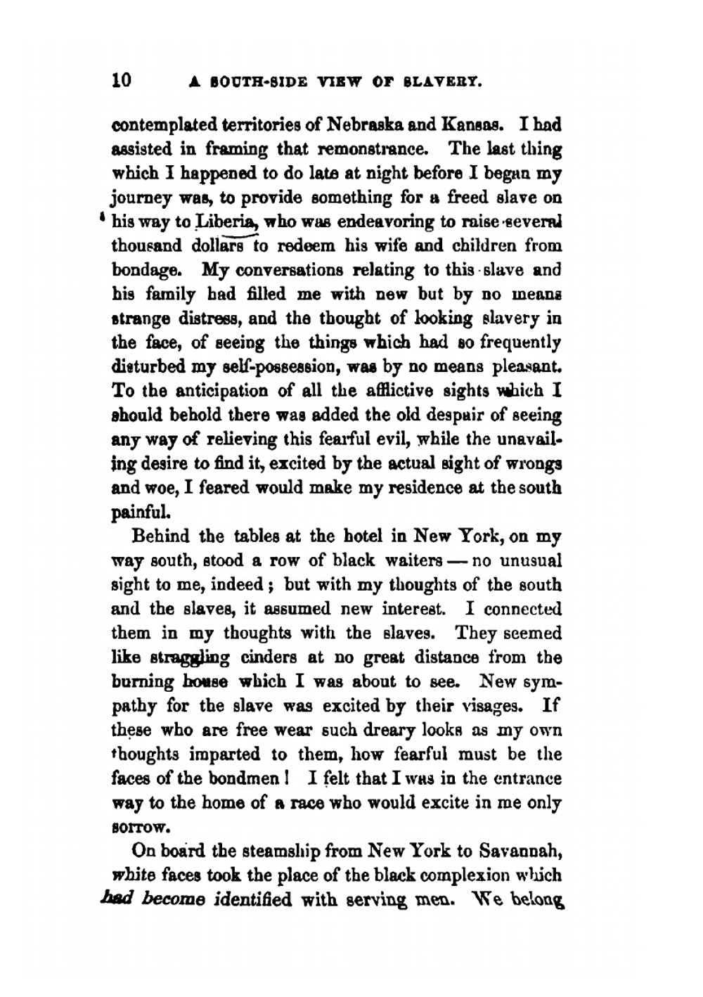 A Southside View of Slavery. Or, Three Months at the South in 1854 | Nehemiah Adams