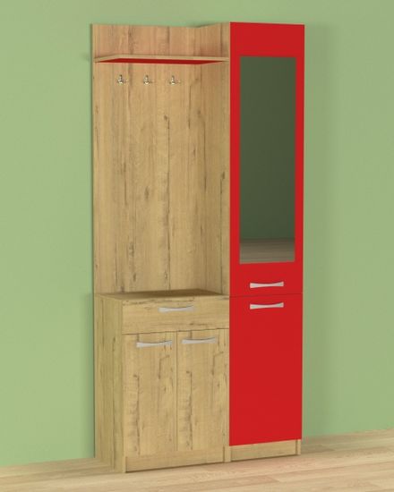 дуб бунратти / красный