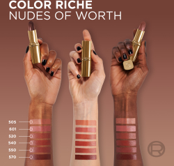 L’Oreal Paris Color Riche Free the Nudes - Кремовая помада для увлажнения оттенок 601 WORTH IT, 4 g