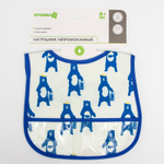 5525476 Нагрудник детский непромокаемый, с карманом «Медведи»