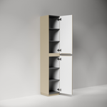 Шкаф-пенал напольный SANCOS Фолк напольный (Folk Floor), 350х350х1880 мм, цвет Капучино, арт. PFL35FCP