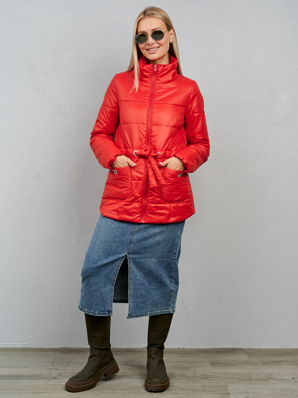 Куртка женская "Честер" красный