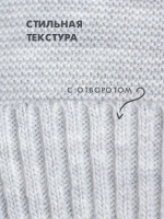 Детская шапка с ушками и снуд осенняя