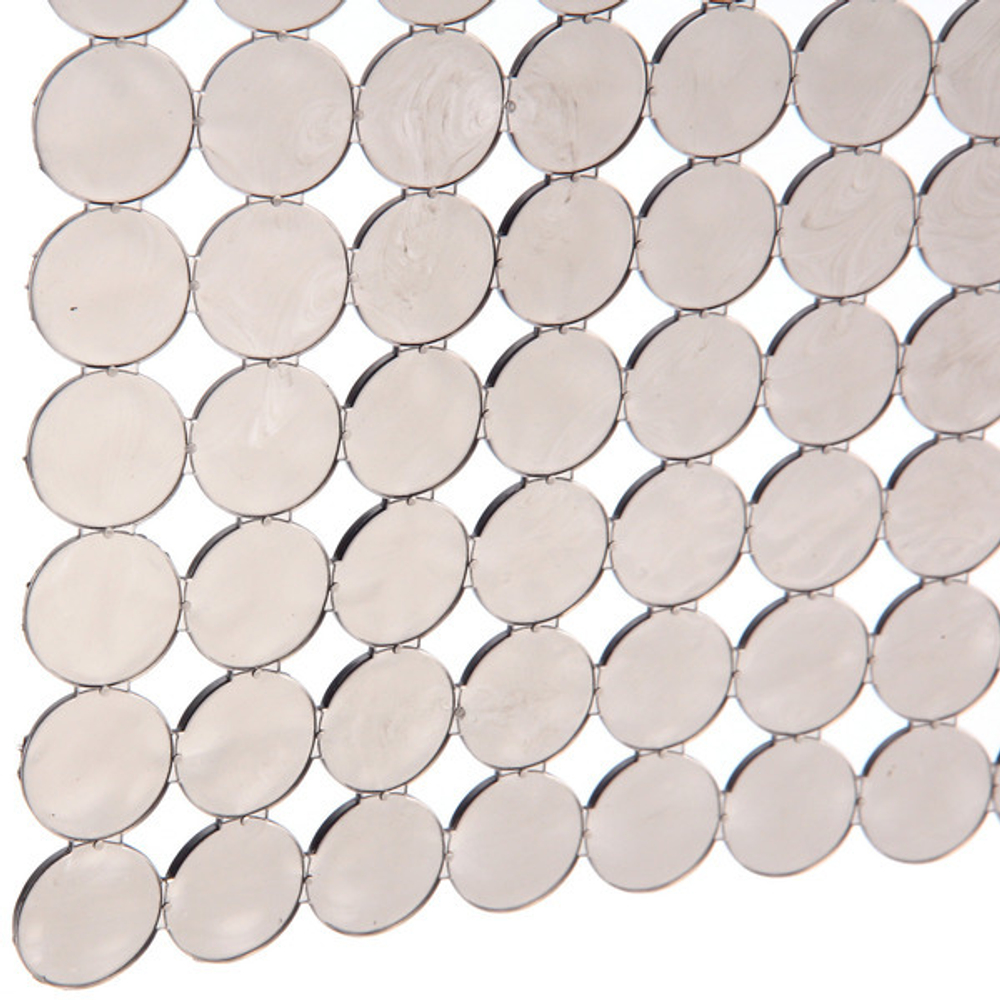 Коврик для раковины «Шарики» 32*27см серый