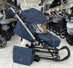 Коляска комбинированная «Joy every day» серый с кроликами (арт. J1/1)