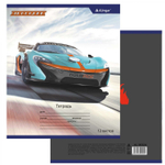 Тетрадь 12л., линия, Alingar, скрепка, блок офсет, 100% белизна, мелованный картон (стандарт), "Off road"