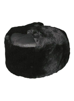 Шапка черная ВМФ натуральный мех