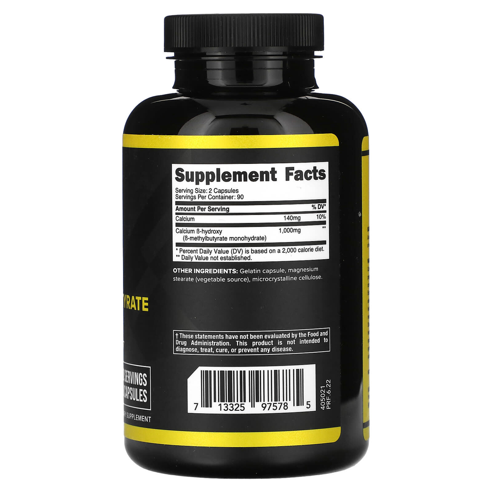 Primaforce, HMB, 180 капсул (500 мг в 1 капсуле)