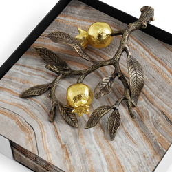 Подставка для салфеток Michael Aram Pomegranate (16.5 см)