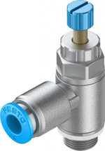 Дроссель с обратным клапаном Festo GRLA-1/8-QS-6-RS-D