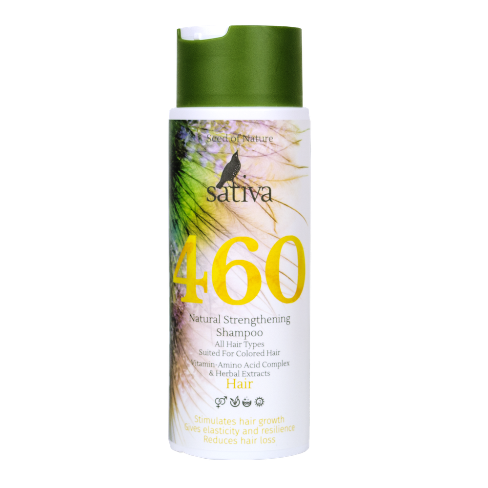 Шампунь натуральный Sativa №460 Укрепляющий (250мл)