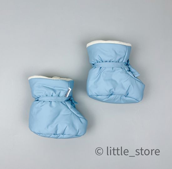 Пинетки Осень/зима "Морис" голубые