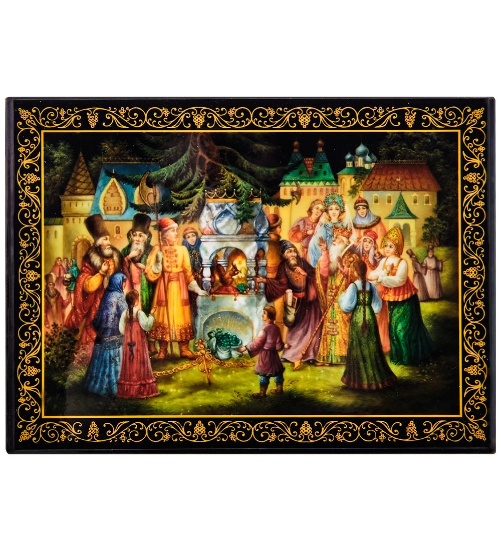 Народные промыслы ШК-11/ 6-M Шкатулка в технике декупаж (13х18х4)