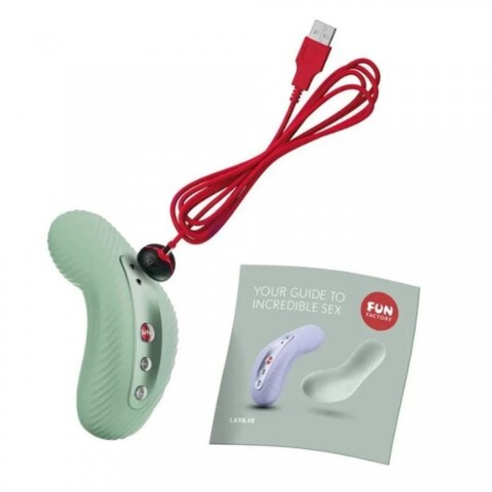 Универсальный вибромассажер Fun Factory Laya III (светло-зеленый)
