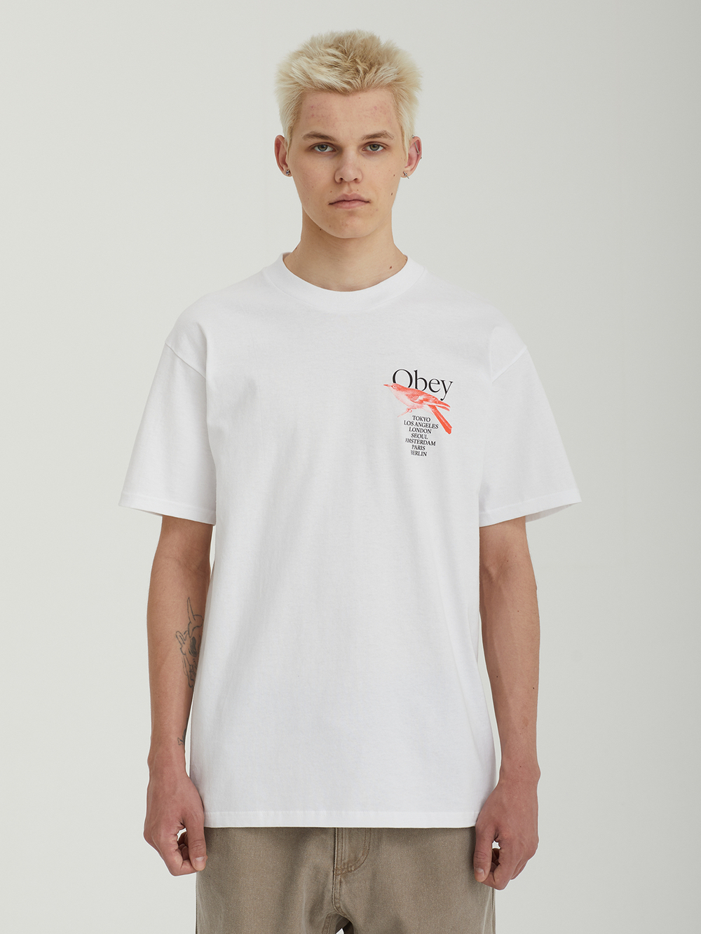Мужская Футболка Obey Bird